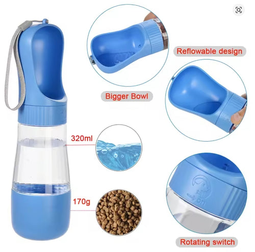 Botella de Agua Portátil Peluditos