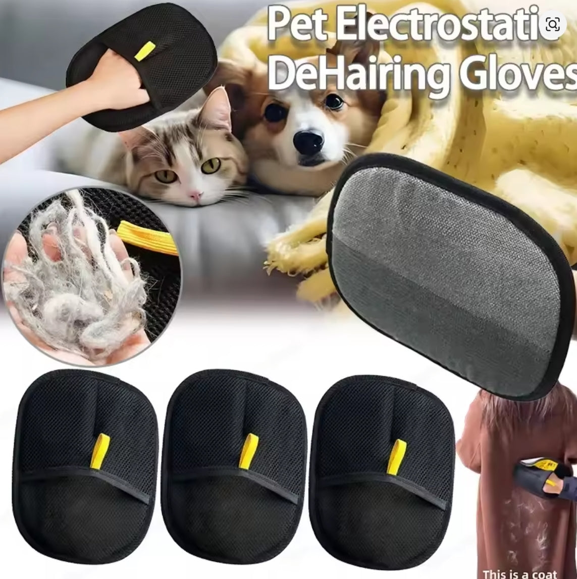 Guante Deslanador Peluditos